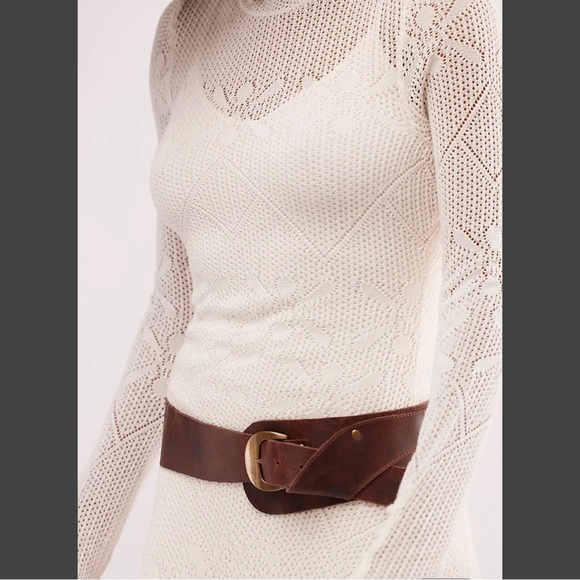 Free People Jericho Hip Belt Belt Brown M/L - Picture 2 of 10